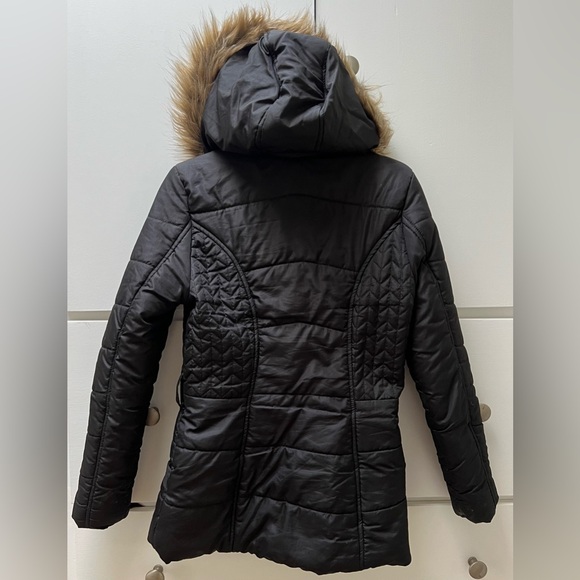 Rampage winter coat with removable fake fur edged hood in size small. - Picture 4 of 10
